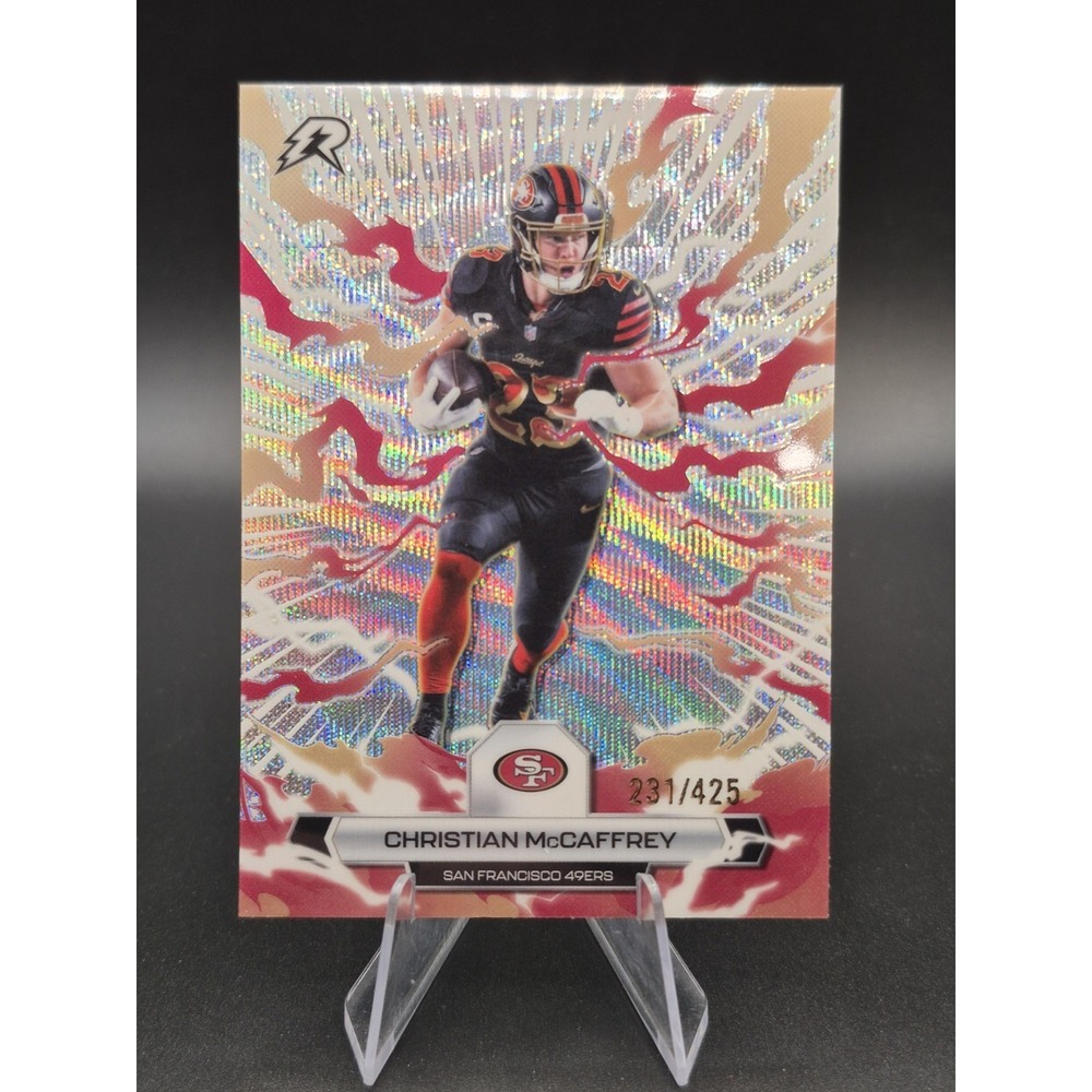 2025-26 Topps Resurgence Christian McCaffrey #87 Surge /425 San Francisco 49ers